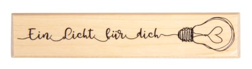 Rayher Stempel "Ein Licht für dich", 2x10cm, 29266000 von Rayher