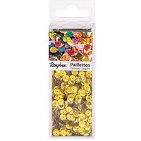 Rayher Streu-Pailletten gelbgold gewölbt Ø 6,0 mm 4.000 St. von Rayher