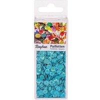 Rayher Streu-Pailletten irisierend blau gewölbt Ø 6,0 mm 4.000 St. von Rayher