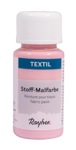 Rayher Textil Stoffmalfarbe, rosé, Flasche 50ml, 35062258 Rayher Textil Stoffmalfarbe, rosé, Flasche 50ml, 35062258 von Rayher