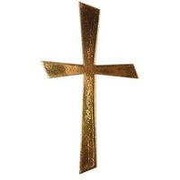 Rayher Wachsmotiv gold Kreuz von Rayher
