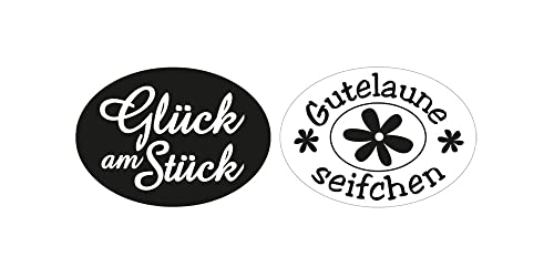 Reliefeinlage "Glück, Gutelaune" von Rayher