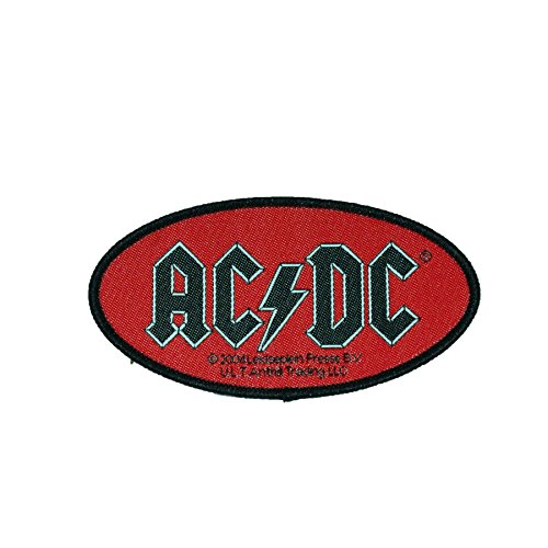 AC/DC - Patch Aufnäher - oval logo neu von Razamataz