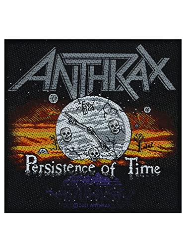 Anthrax Aufnäher "Persistence of Time", 10 x 10 cm von razamataz