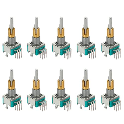 Rdjumpdjo 10X EC11EBB24C03 Doppel Achsen Geber mit Schalter 30 Positionierungs Nummer 15 Impuls 25mm von Rdjumpdjo