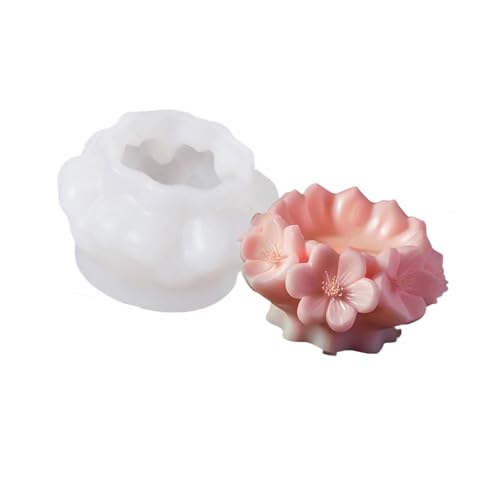 Rdxanc 3D-Blumen-Silikon-Kerzenformen für handgefertigte Kerzen, Seife, Zylinder, Silikon-Kerzenformen, Epoxidharz, Silikonformen Rdxanc 3D-Blumen-Silikon-Kerzenformen für handgefertigte Kerzen, Seife, Zylinder, Silikon-Kerzenformen, Epoxidharz, Silikonformen von Rdxanc