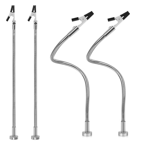 Rdxanc Magnetische elektronische Leiterplattenklemmen, Dritthand-Lötwerkzeug, PCB-Halter, flexibler Schwanenhals-Arm, helfende Hand, 2/4 Stück von Rdxanc