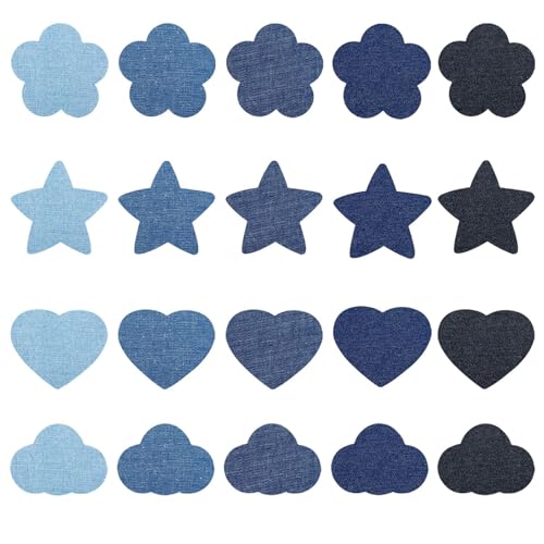 Bügelflicken Jeans Flicken zum Aufbügeln 20 Stk Jeansflicken zum Aufbügeln Innen Jeans Patches Aufbügelflicken für Kleidung Bügelflicken Jeans Flicken zum Aufbügeln 20 Stk Jeansflicken zum Aufbügeln Innen Jeans Patches Aufbügelflicken für Kleidung von ReaJoys