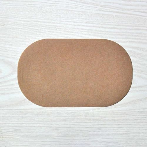 Bügelbild aus hochwertigem Wildledermaterial, ideal für schnelle Reparaturen an Kleidungsstücken (Aprikose) von ReachMall