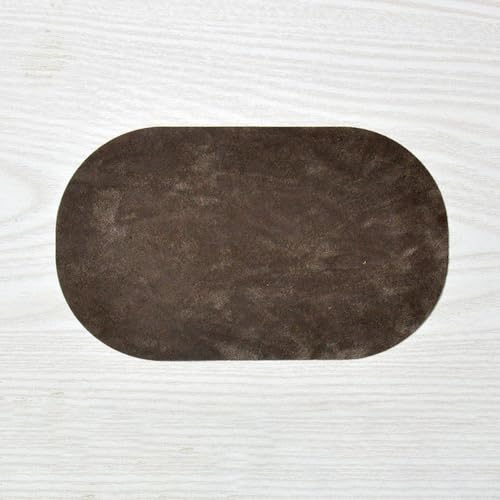 Bügelbild aus hochwertigem Wildledermaterial, ideal für schnelle Reparaturen an Kleidungsstücken (Light Coffee) von ReachMall