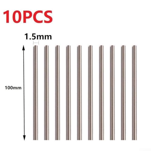 Erzielen Sie Präzision und Haltbarkeit mit HSS-Hochgeschwindigkeitsstahl-Drehmaschinen-Werkzeug, 10-teiliges Set (1,5 x 100 mm) von ReachMall