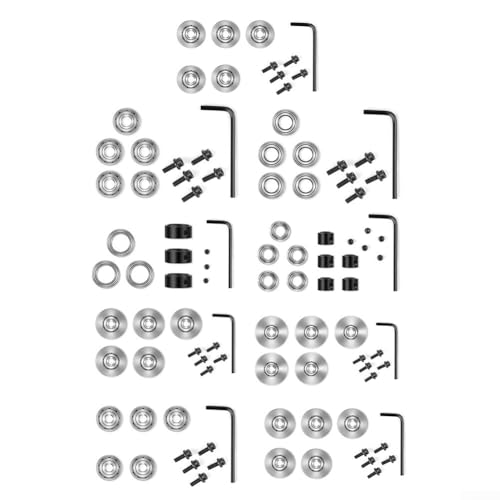Präzisionslager-Fräser-Bit-Set, oben montiertes Lager, Sechskantschlüssel-Werkzeug für Holzfräsen (8) von ReachMall