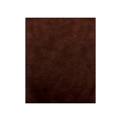 Realeather SS0811 2003 Veloursleder Lederlaken, Leder, schokobraun, 8.5" x 11" von Realeather Crafts