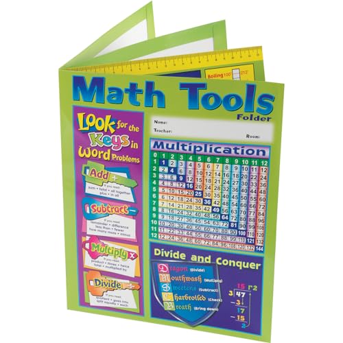 Mathematik-Ordner mit 4 Fächern, mittelgroß von Really Good Stuff