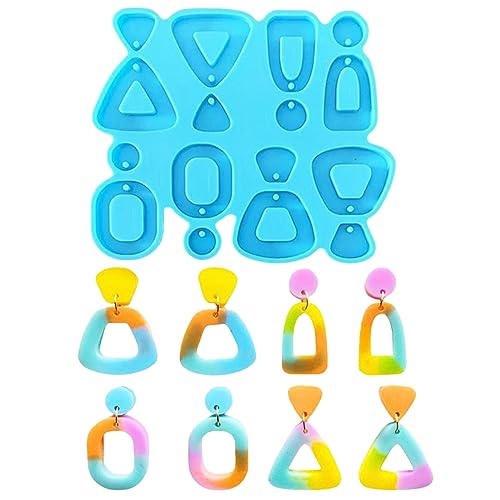 Rebellious 4 Stile kombinierte Ohrringe Silikonformen geeignet für Epoxidharz Handwerk Ornament Anhänger Schlüsselanh Rebellious 4 Stile kombinierte Ohrringe Silikonformen geeignet für Epoxidharz Handwerk Ornament Anhänger Schlüsselanh von Rebellious