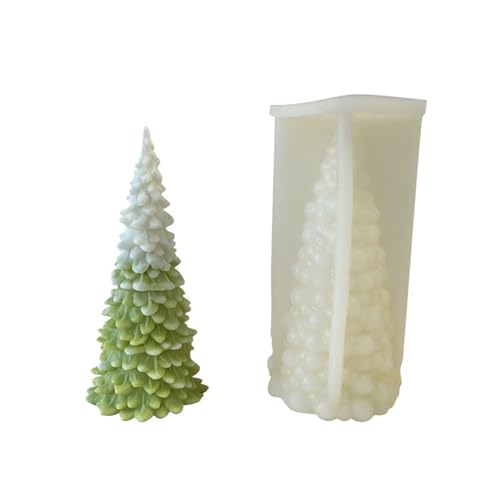 Weihnachtsbaum Aromatherapie Kerze Silikonform Baum Kuchen Dekoration Form Desktop Ornament Epoxidharz Formen von Rebellious