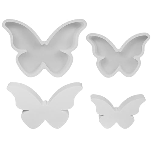 Silikonform Schmetterling Epoxidharz,Gipsform Schmetterling, Kerzen Silikonformen Schmetterling Gießformen,DIY Schmetterling Silikonform,Schmetterlinge Epoxidharz Formen (Set 7) von Recitem