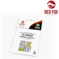 Unique License plates vol.01 (EU form) von Red Fox Studio