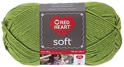 RED HEART Guacamole Soft Garn, 1er Pack (1 x 1 Stück) von Red Heart