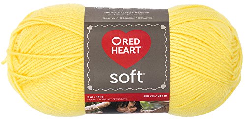 RED HEART Weiches Garn, Zitrone von Red Heart