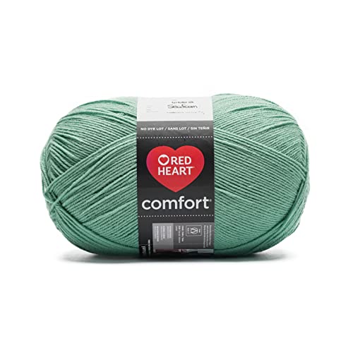 Red Heart Comfort Seafoam Garn – 1 Packung mit 454 g – Acryl – 4 Medium (Kammgarn) – 800 Meter – Stricken/Häkeln von Red Heart