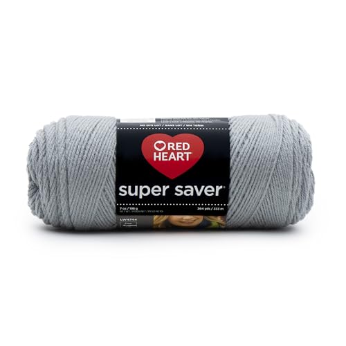 Red Heart Garn-Modell Super Saver. Feststoffe Massives Grau von Red Heart