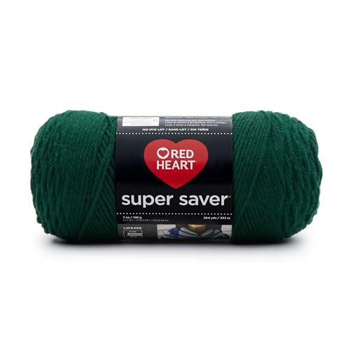 Red Heart Garn-Modell Super Saver. Feststoffe Solide – Hunter Green von Red Heart