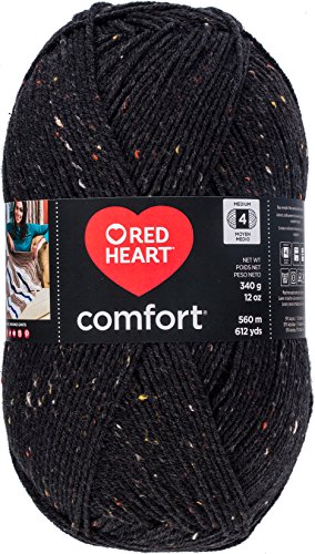 Red Heart Komfort-Garn, schwarz meliert von Red Heart