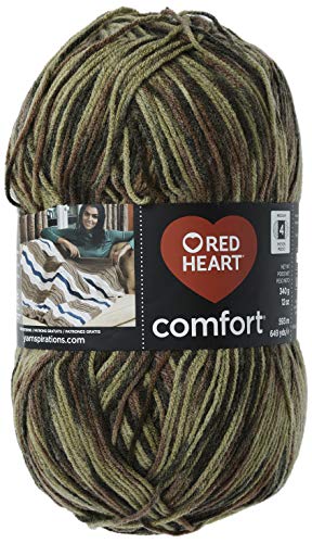 Red Heart Komfort-Garn, Heller Camouflage-Druck von Red Heart