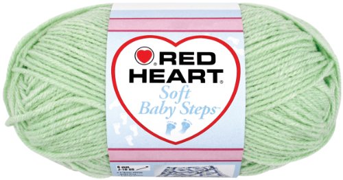 RED HEART Soft Steps Garn, Babygrün, 1 Stück, mehrfarbig RED HEART Soft Steps Garn, Babygrün, 1 Stück, mehrfarbig von Red Heart