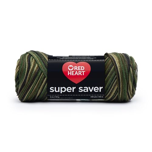 Red Heart Super Saver Garn, Camouflage-Print von Red Heart