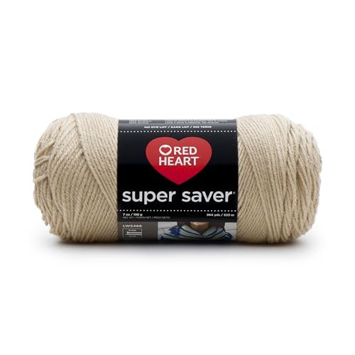 Red Heart Super Saver Garn, Acryl, Lederfarben, 22.86 x 7.62 x 7.62 cm, 333 von Red Heart