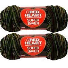 Großkauf: Red Heart Super Saver E300 (2er-Pack) (Camouflage) von Red Heart