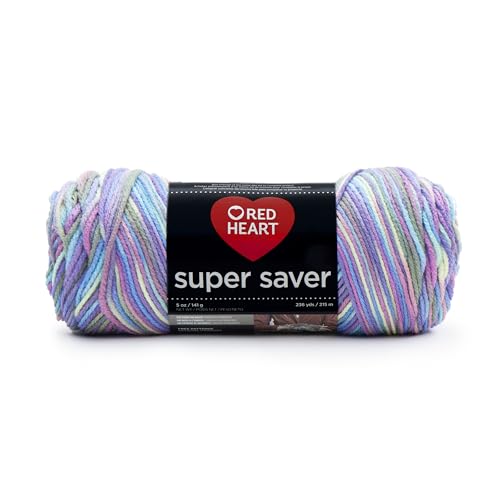 Red Heart Yarn Super Saver Garn, Acryl, Aufdruck – Monet, 11.67 x 27.4 x 11.67 cm, 215 von Red Heart