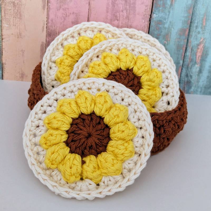 Gehäkelte Gesicht Scrubbies, Gesichtpads, Peeling Abschminkpands, Make-Up Pads Aus Baumwolle, Kosmetikpads, Geschenk von RedWoolFlower