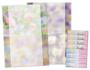 REDDY Bastel-Set Multifunktionskarten floral, bunt, für 8 Karten A6 von Reddy Cards