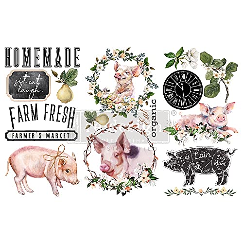 Prima Marketing Re-Design Decor Transfers 6"X12" 3/Sheets-Farm Fresh -RE653439 von PRIMA MARKETING INC