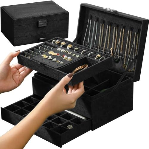 Schmuckkasten Schmuckkästchen Schmuckschatulle Organizer Box Schmuck von Redfink