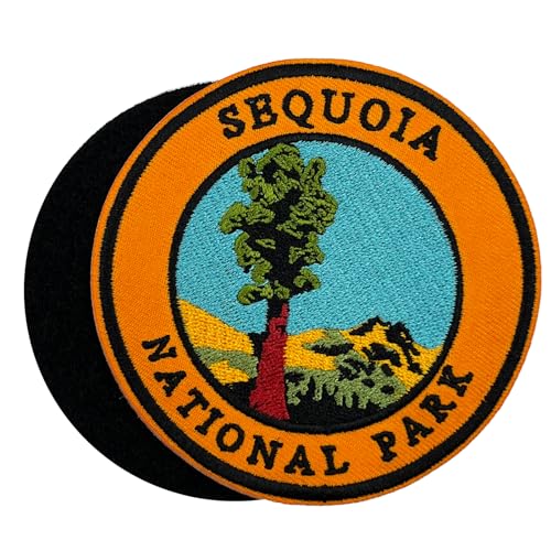Sequoia National Park bestickter Klettverschluss-Aufnäher, 8,9 cm von ReelFun