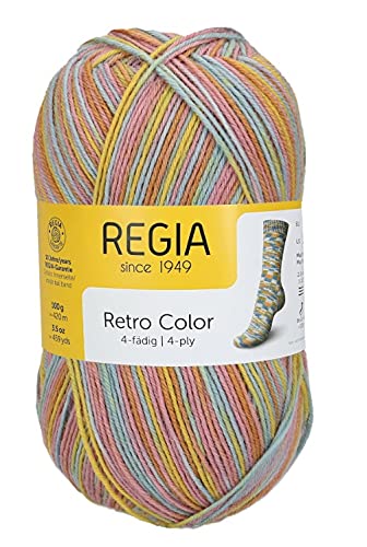 Regia 4-Fach Retro Color 1289 - Jukebox Color von Regia