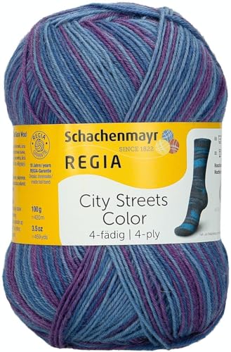 Schachenmayr Regia 4-Fädig Color, 100G manhattan Handstrickgarne von Regia