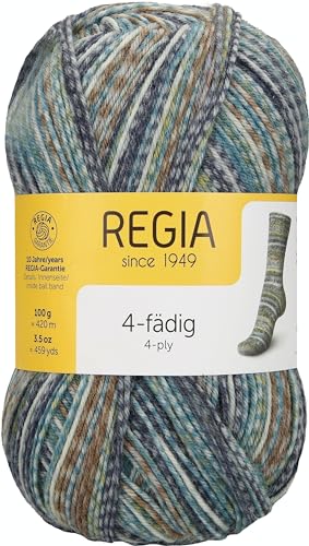 Regia Schachenmayr 4-Fädig Color, 100G sage Handstrickgarne von Regia