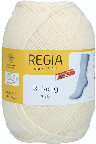 Regia Schachenmayr 8-Fädig, 150G Natur Handstrickgarne von Regia