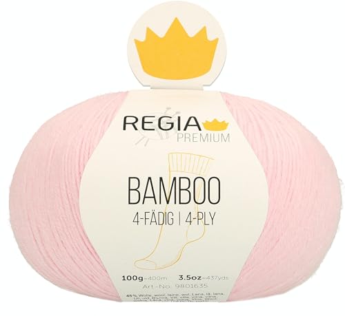 Regia Schachenmayr Bamboo, 100G Rose Handstrickgarne von Regia