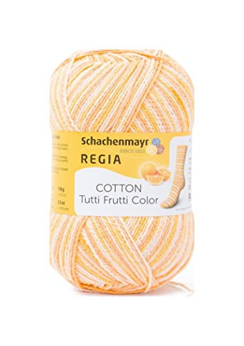 Regia Schachenmayr Cotton Color, 100G orange Handstrickgarne von Regia