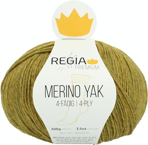 Regia Schachenmayr Premium Merino Yak, 100G Gras Green Handstrickgarne von Regia