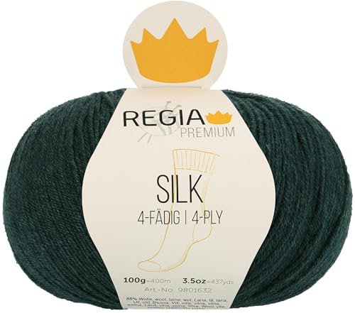 Schachenmayr Regia Premium Silk, 100G green Handstrickgarne von Regia