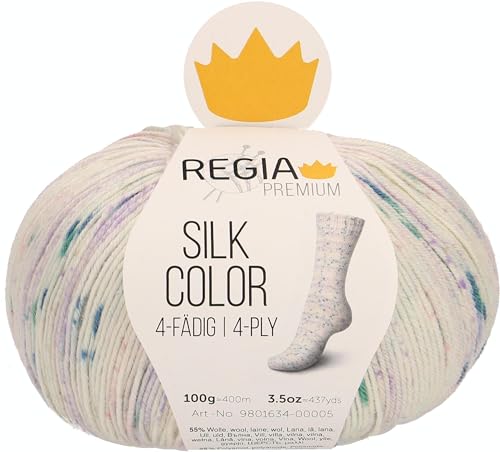 Regia Schachenmayr Premium Silk Color, 100G Glance Color Handstrickgarne von Regia