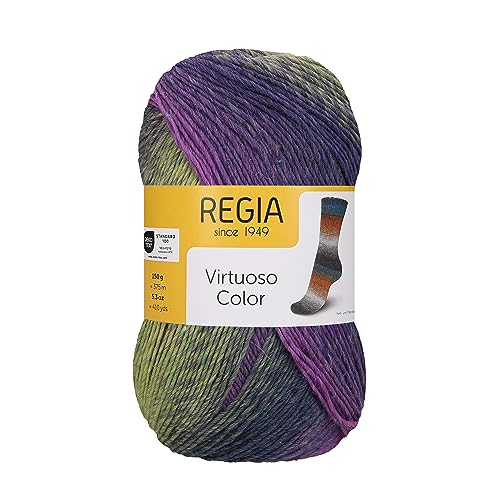 Regia Virtuoso Color ca. 375 m 03070 Vergissmeinnicht 150 g Wolle/Polyamid Garn von Regia