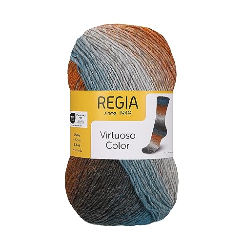 Regia Virtuoso Color ca. 375 m 03073 urban mood 150 g Wolle/Polyamid-Mischung Garn von Regia